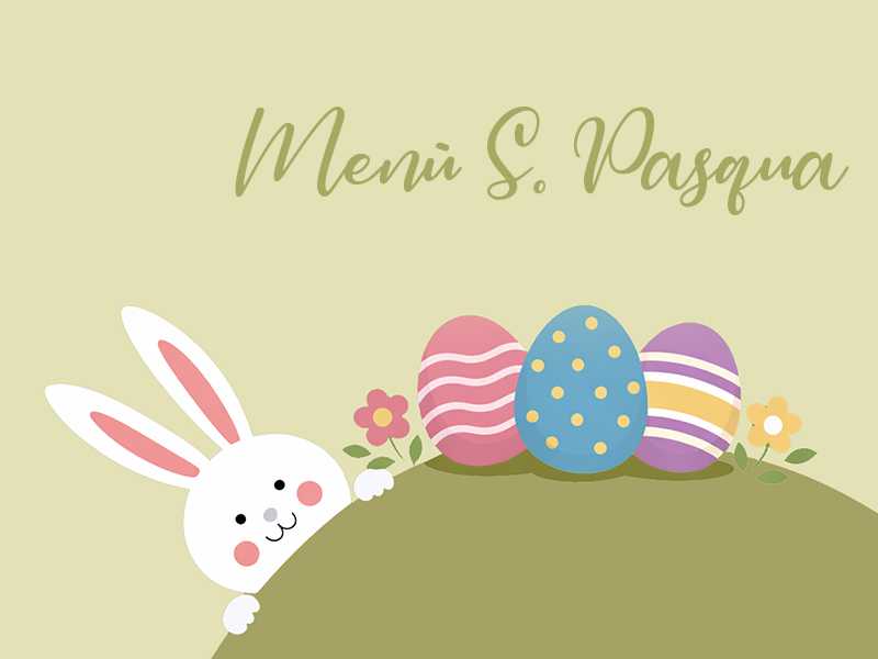 Menù S. Pasqua 2026