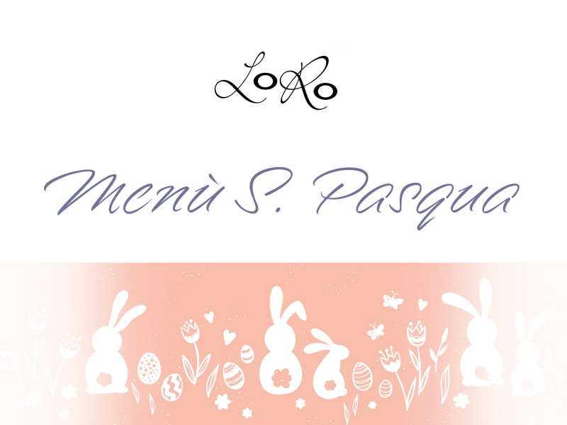 Menù S. Pasqua 2023