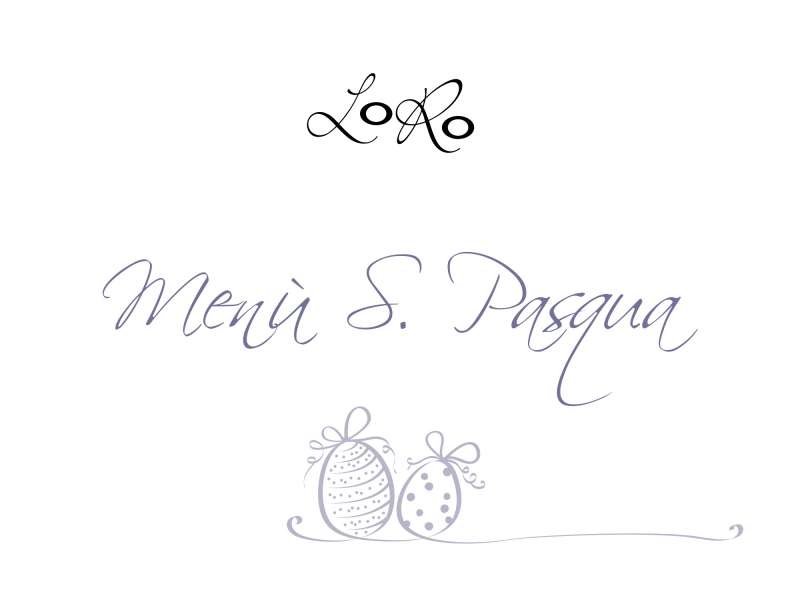 Menu S. Pasqua