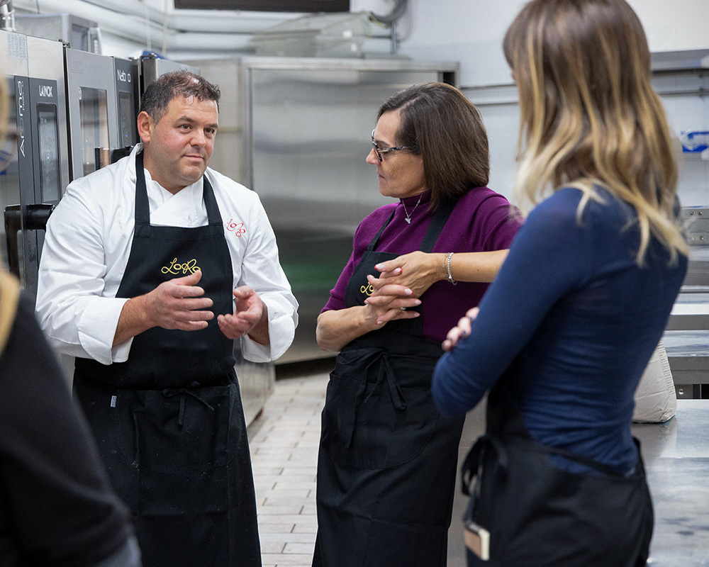 Lo chef Pierantonio Rocchetti durante la Cooking Master Class